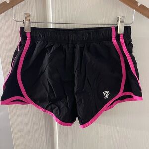PINK Victoria's Secret Black Shorts with Pink Trim